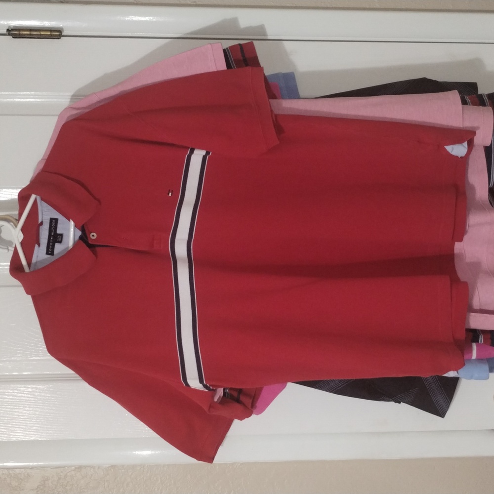 Multi color Tommy Hilfiger XL short sleeve polo